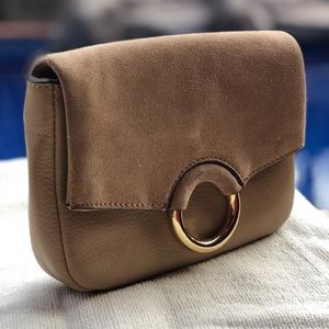 Real Leather & Suede Vince Camuto Adina Crossbody